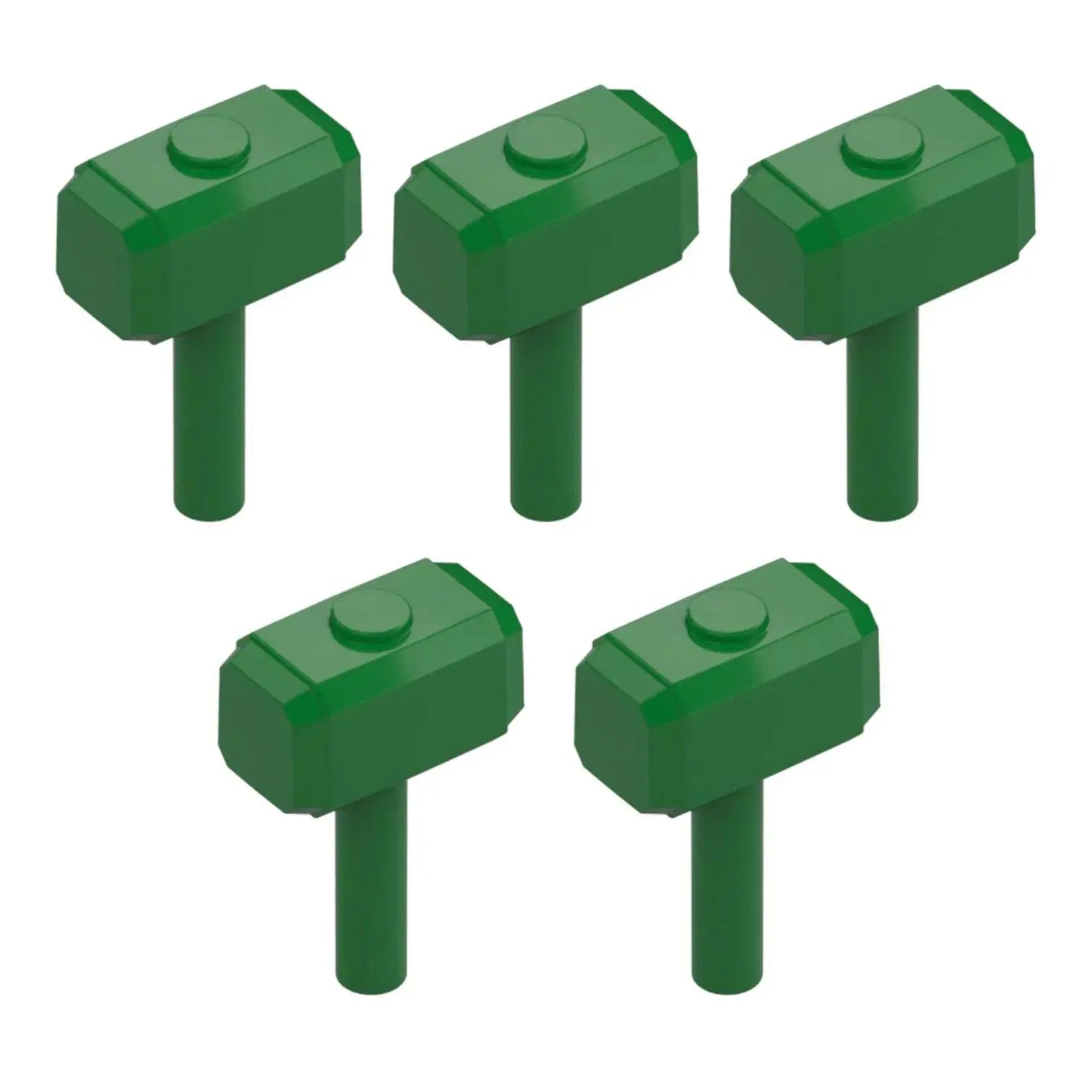 LEGO Zubehör Waffe Hammer 5 Stk. - Grün - 75904 Spiele Pirat