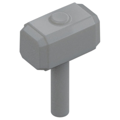 LEGO Zubehör Waffe Hammer 5 Stk. - Grau - 75904
