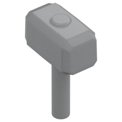 LEGO Zubehör Waffe Hammer 5 Stk. - Grau - 75904
