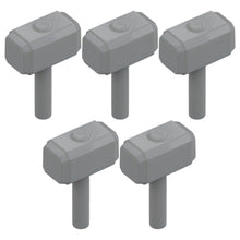 LEGO Zubehör Waffe Hammer 5 Stk. - Grau - 75904