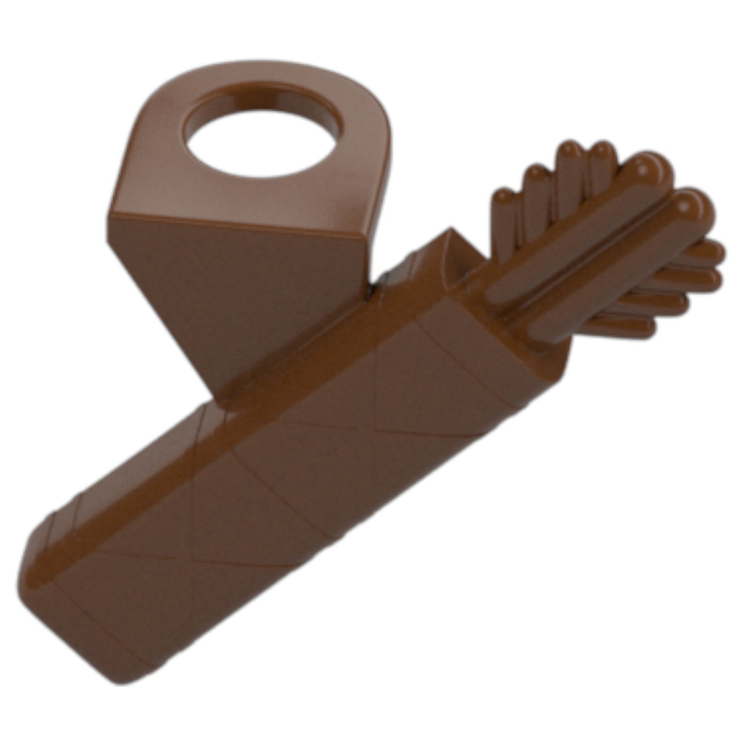 LEGO Zubehör Waffe Köcher mit Pfeilen 5 Stk. - Braun - 4498