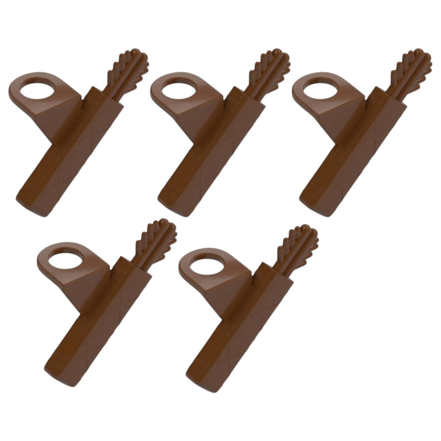 LEGO Zubehör Waffe Köcher mit Pfeilen 5 Stk. - Braun - 4498