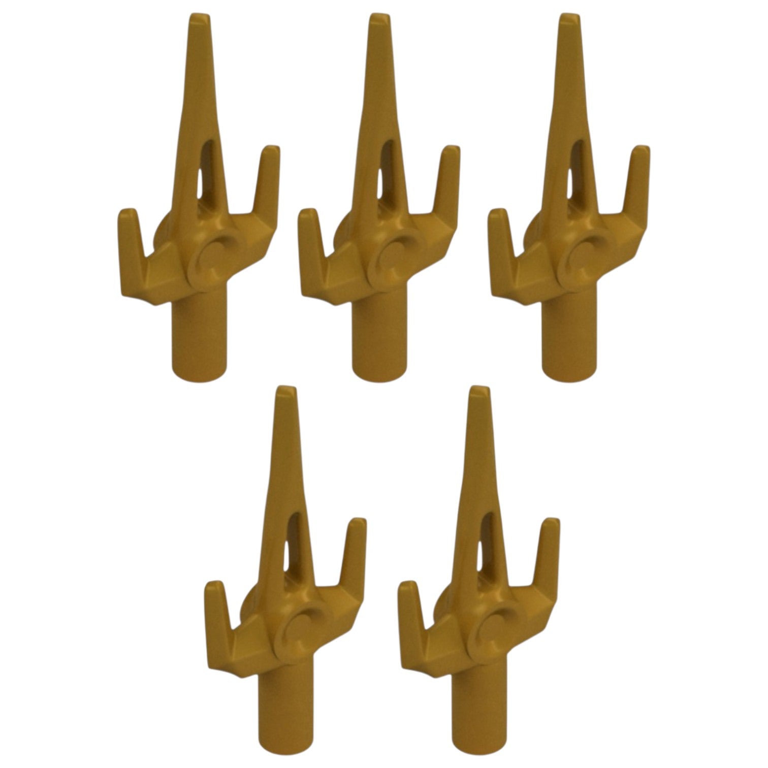LEGO Zubehör Waffe Ninja Mini Sai 5 Stk. - Gold - 98139