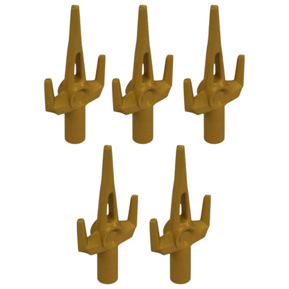 LEGO Zubehör Waffe Ninja Mini Sai 5 Stk. - Gold - 98139