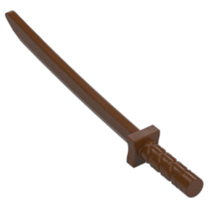 LEGO Zubehör Waffe Ninja Schwert 5 Stk. - Braun - 21459