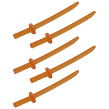 LEGO Zubehör Waffe Ninja Schwert 5 Stk. - Orange - 21459