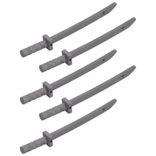 LEGO Zubehör Waffe Ninja Schwert 5 Stk. - Silber Metallic - 21459