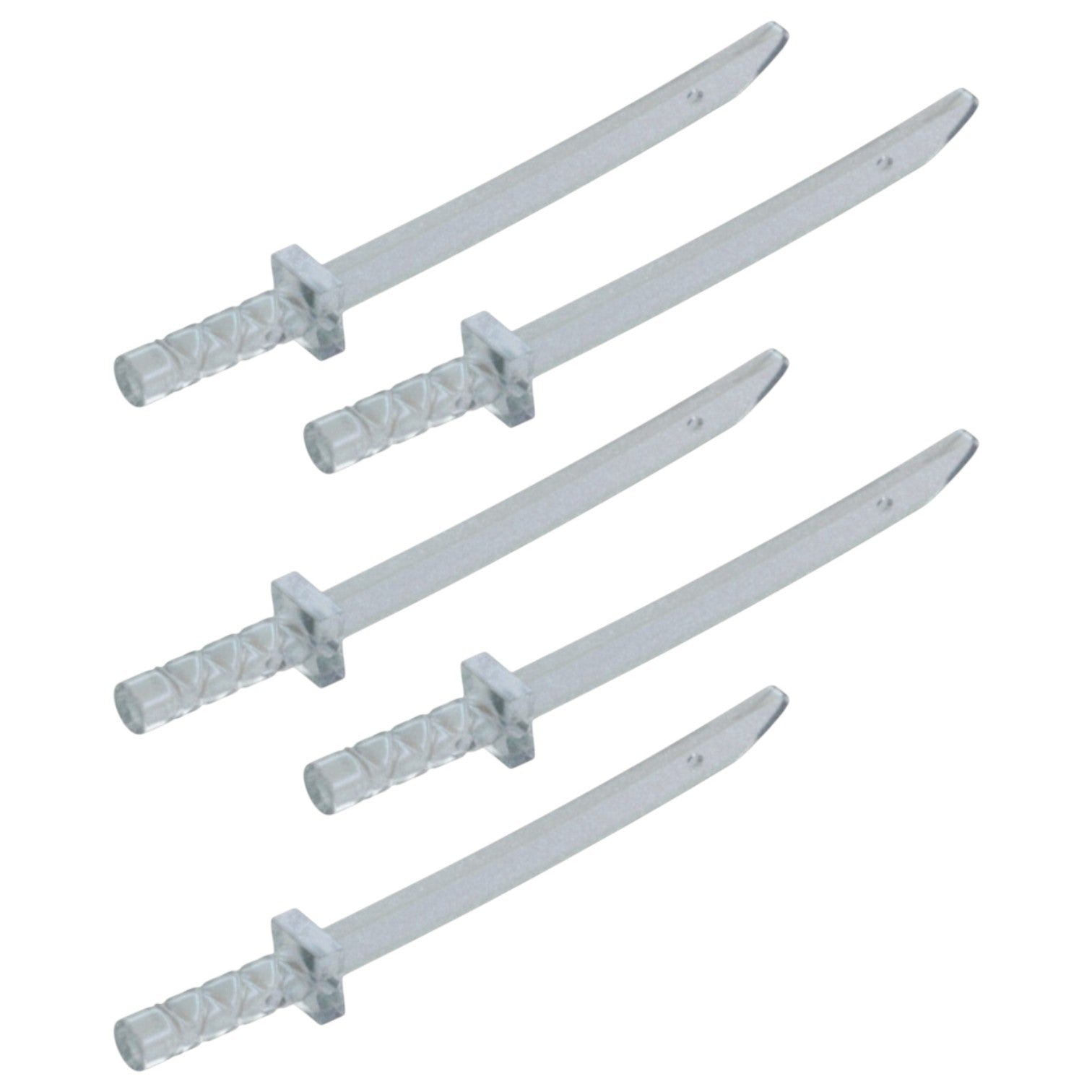 LEGO Zubehör Waffe Ninja Schwert 5 Stk. - Transparent - 21459