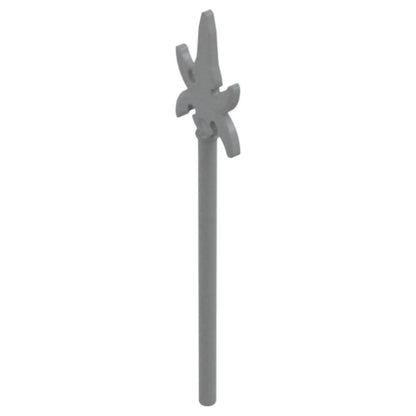 LEGO Zubehör Waffe Pike mit 4 seitlichen Klingen - Grau - 43899