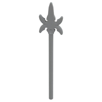 LEGO Zubehör Waffe Pike mit 4 seitlichen Klingen - Grau - 43899