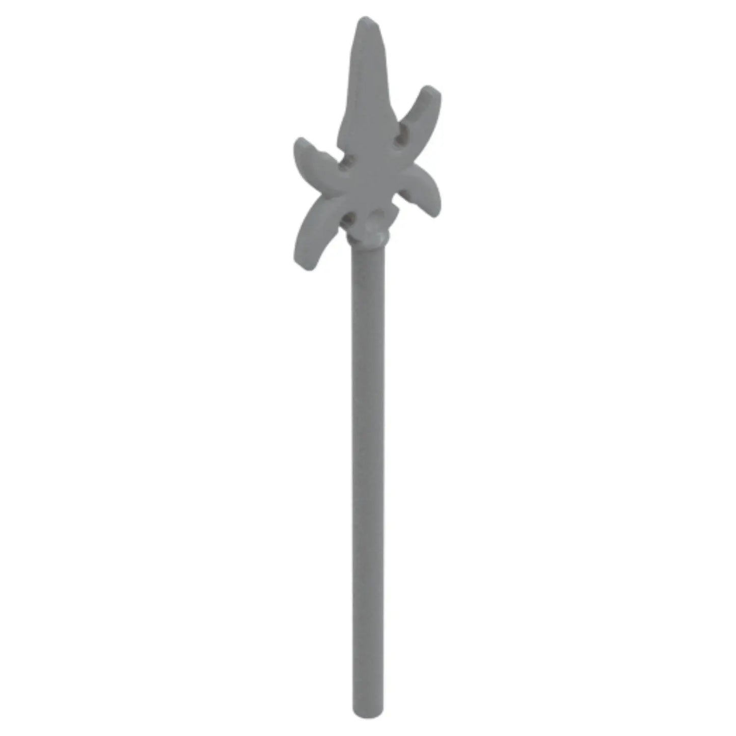 LEGO Zubehör Waffe Pike mit 4 seitlichen Klingen - Grau - 43899