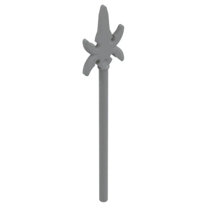 LEGO Zubehör Waffe Pike mit 4 seitlichen Klingen - Grau - 43899