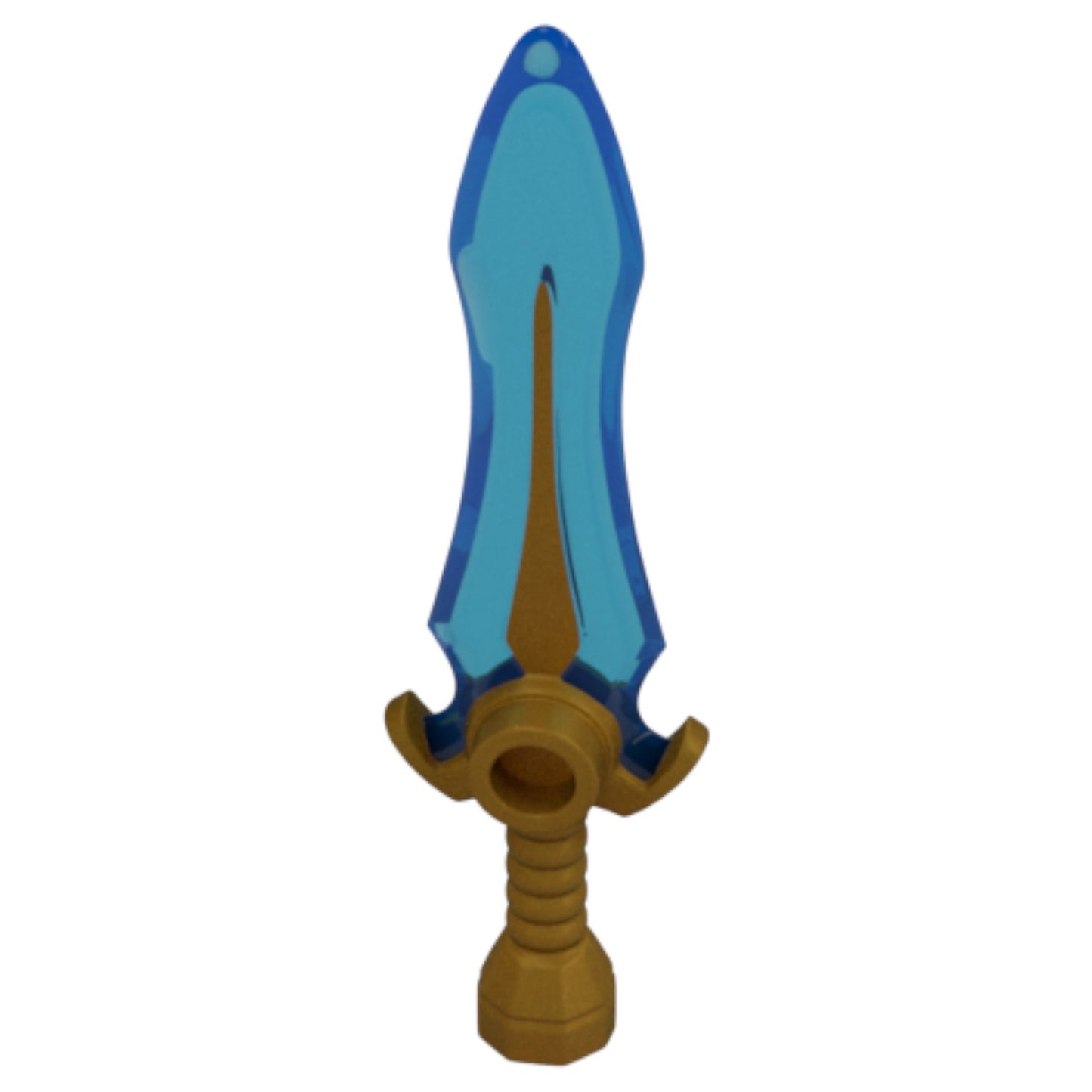 LEGO Zubehör Waffe Schwert - Gold Blau - 1996