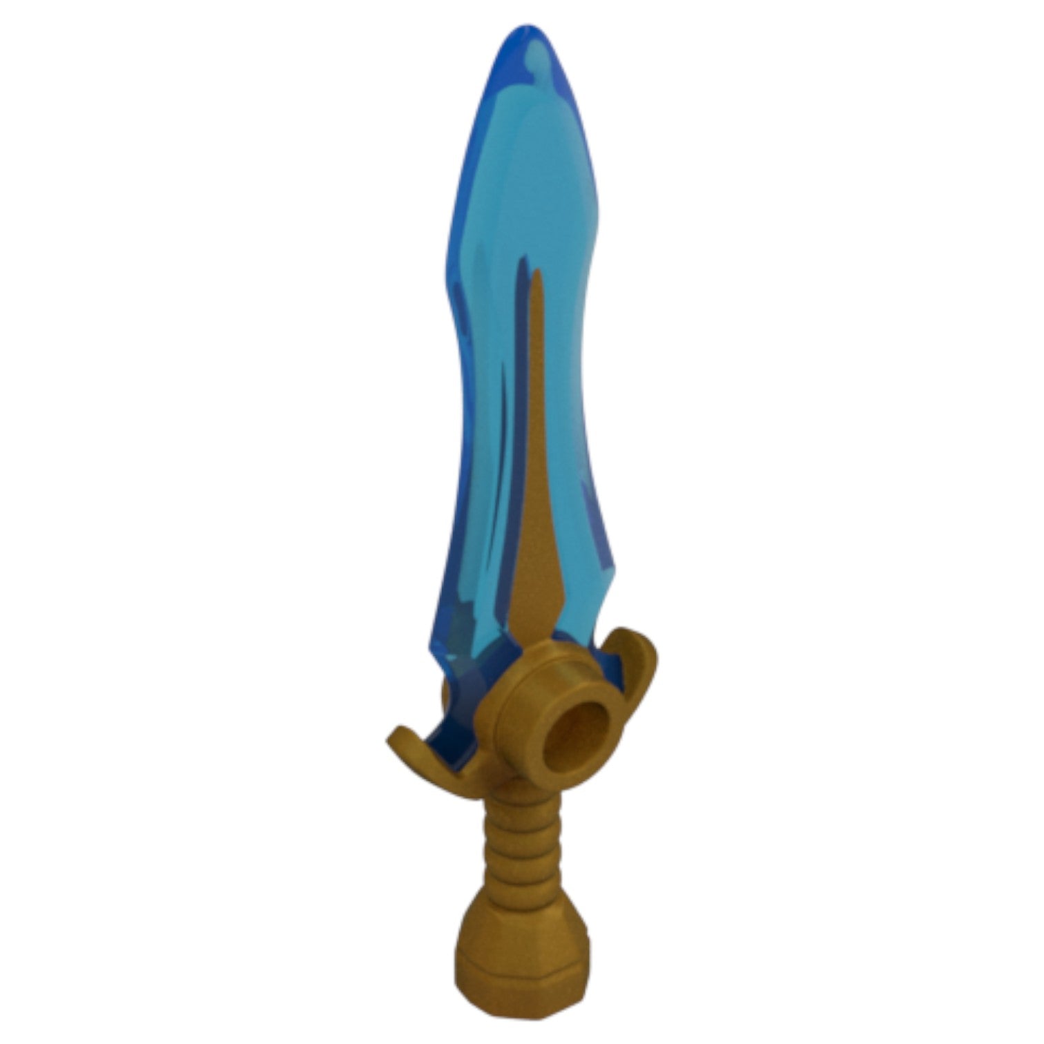 LEGO Zubehör Waffe Schwert - Gold Blau - 1996