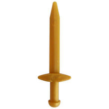 LEGO Zubehör Waffe Schwert Gross 10 Stk. - Pearl Gold - 18031