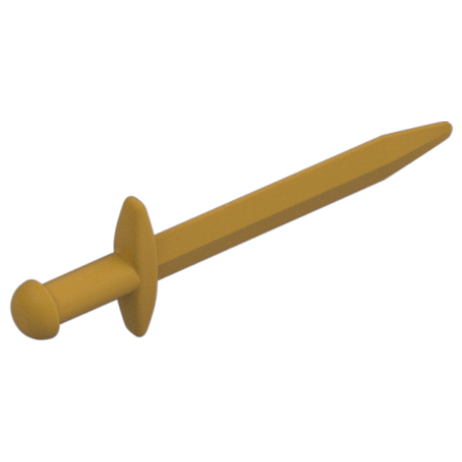 LEGO Zubehör Waffe Schwert Gross 10 Stk. - Pearl Gold - 18031