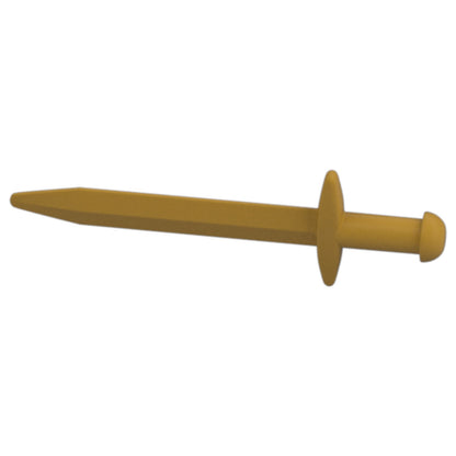 LEGO Zubehör Waffe Schwert Gross 10 Stk. - Pearl Gold - 18031