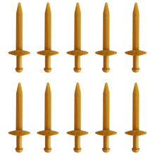 LEGO Zubehör Waffe Schwert Gross 10 Stk. - Pearl Gold - 18031