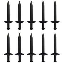 LEGO Zubehör Waffe Schwert Gross 10 Stk. - Schwarz - 18031