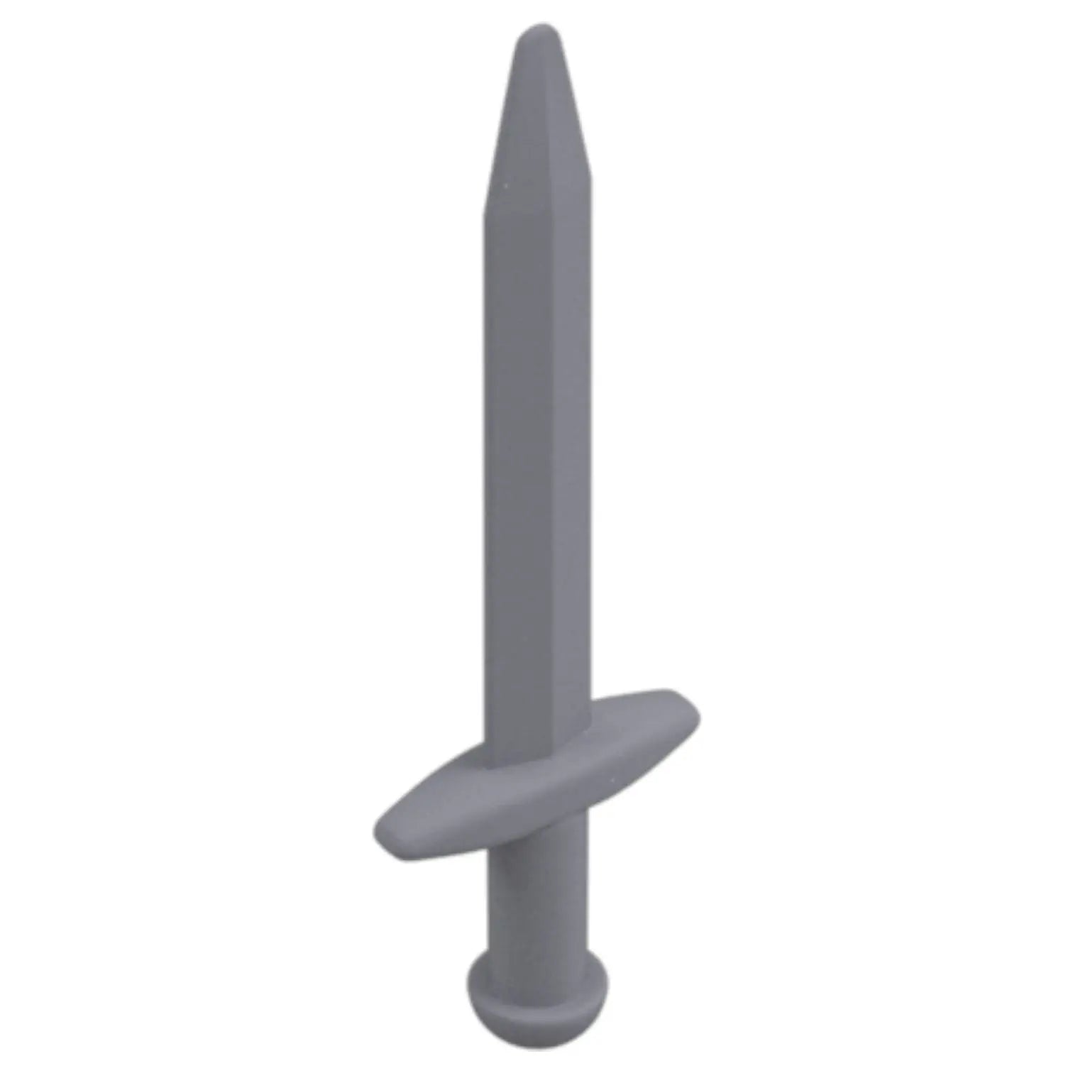 LEGO Zubehör Waffe Schwert Gross 10 Stk. - Silber Metallic - 18031