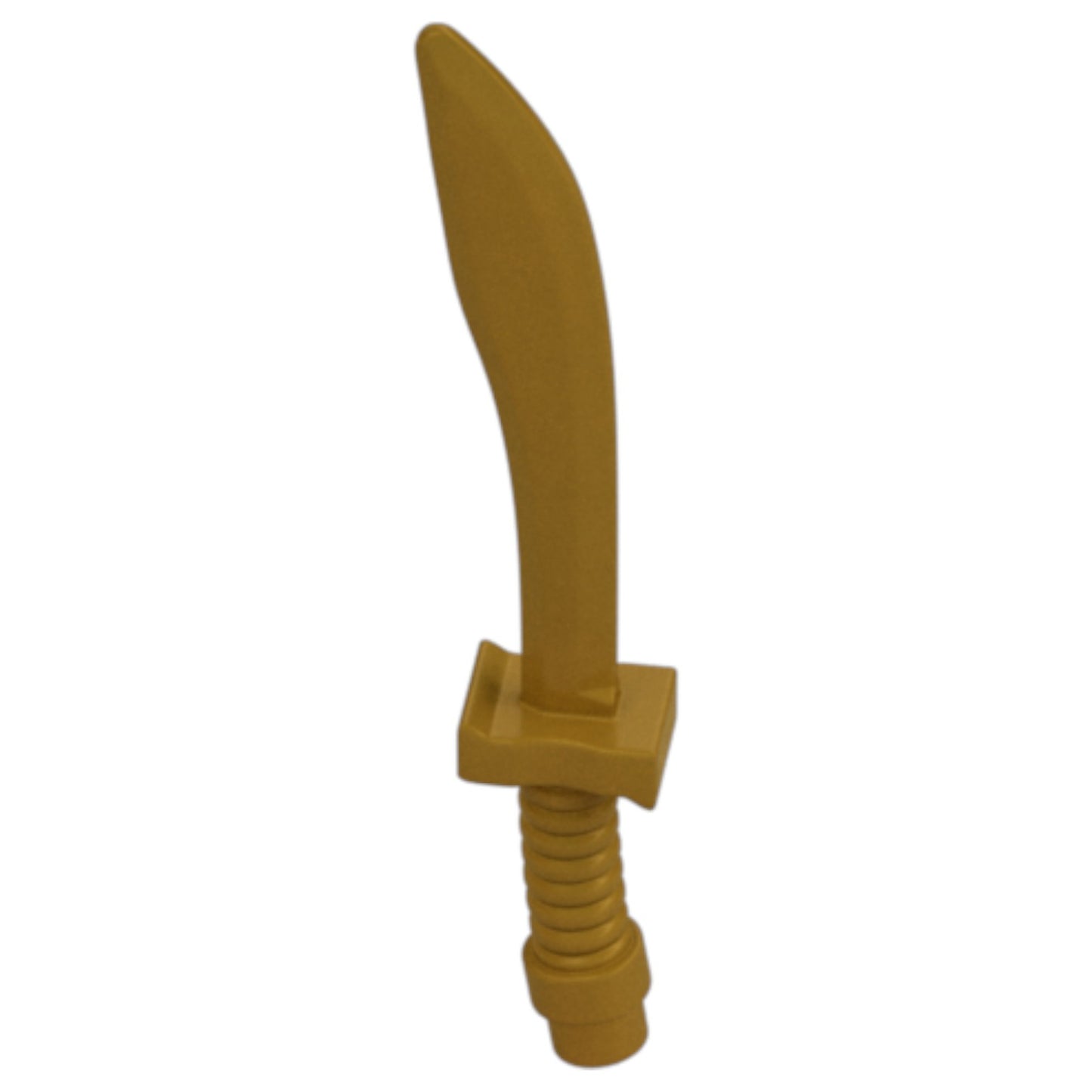 LEGO Zubehör Waffe Schwert Krummsäbel 10 Stk. - Pearl Gold - 25111