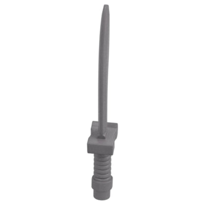 LEGO Zubehör Waffe Schwert Krummsäbel 10 Stk. - Silber Metallic - 25111