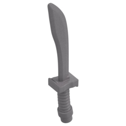 LEGO Zubehör Waffe Schwert Krummsäbel 10 Stk. - Silber Metallic - 25111