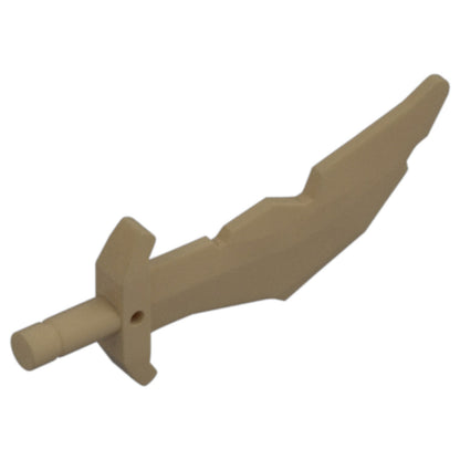 LEGO Zubehör Waffe Schwert Krummsäbel Ork - Dark Tan - 60752