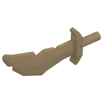 LEGO Zubehör Waffe Schwert Krummsäbel Ork - Dark Tan - 60752
