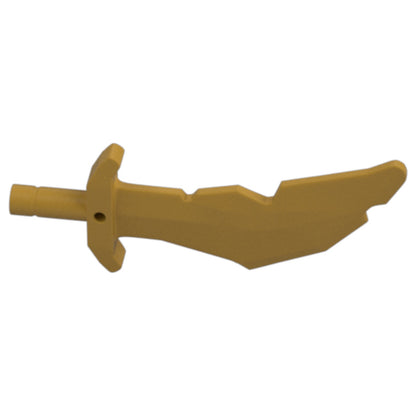 LEGO Zubehör Waffe Schwert Krummsäbel Ork - Gold - 60752