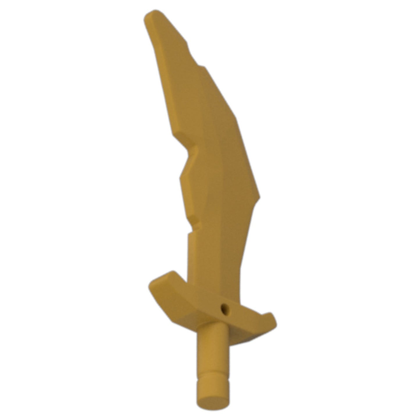 LEGO Zubehör Waffe Schwert Krummsäbel Ork - Gold - 60752