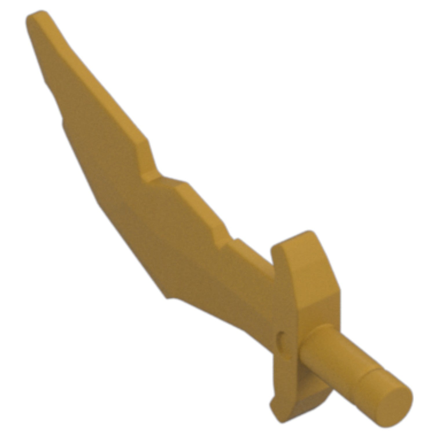 LEGO Zubehör Waffe Schwert Krummsäbel Ork - Gold - 60752