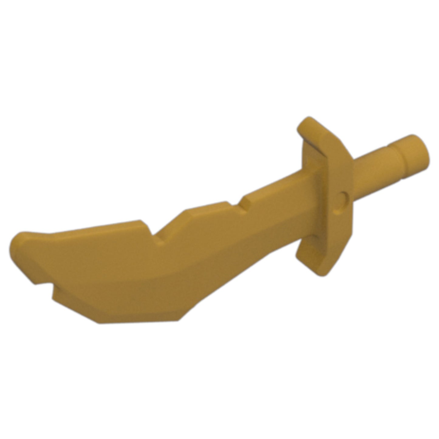 LEGO Zubehör Waffe Schwert Krummsäbel Ork - Gold - 60752