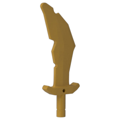 LEGO Zubehör Waffe Schwert Krummsäbel Ork - Gold - 60752