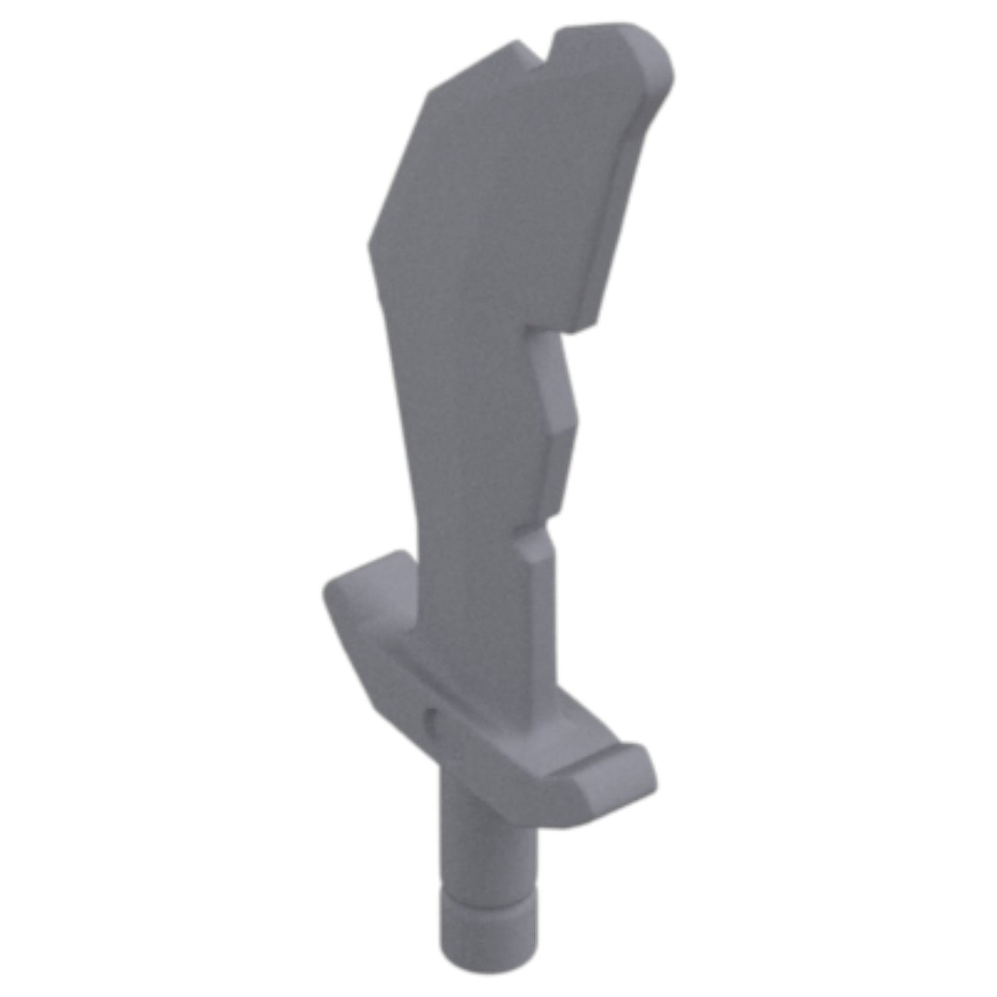 LEGO Zubehör Waffe Schwert Krummsäbel Ork - Silber Metallic - 60752