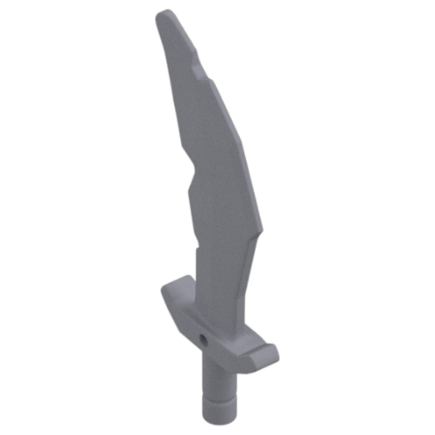 LEGO Zubehör Waffe Schwert Krummsäbel Ork - Silber Metallic - 60752