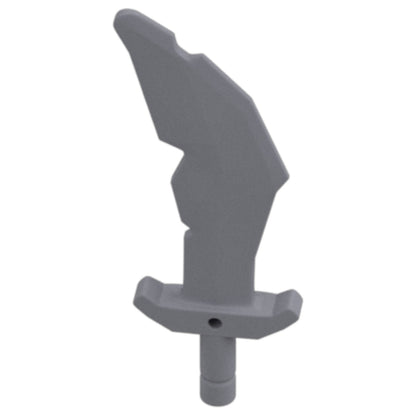 LEGO Zubehör Waffe Schwert Krummsäbel Ork - Silber Metallic - 60752