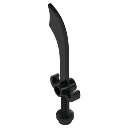 LEGO Zubehör Waffe Schwert Krummsäbel - Schwarz - 43887