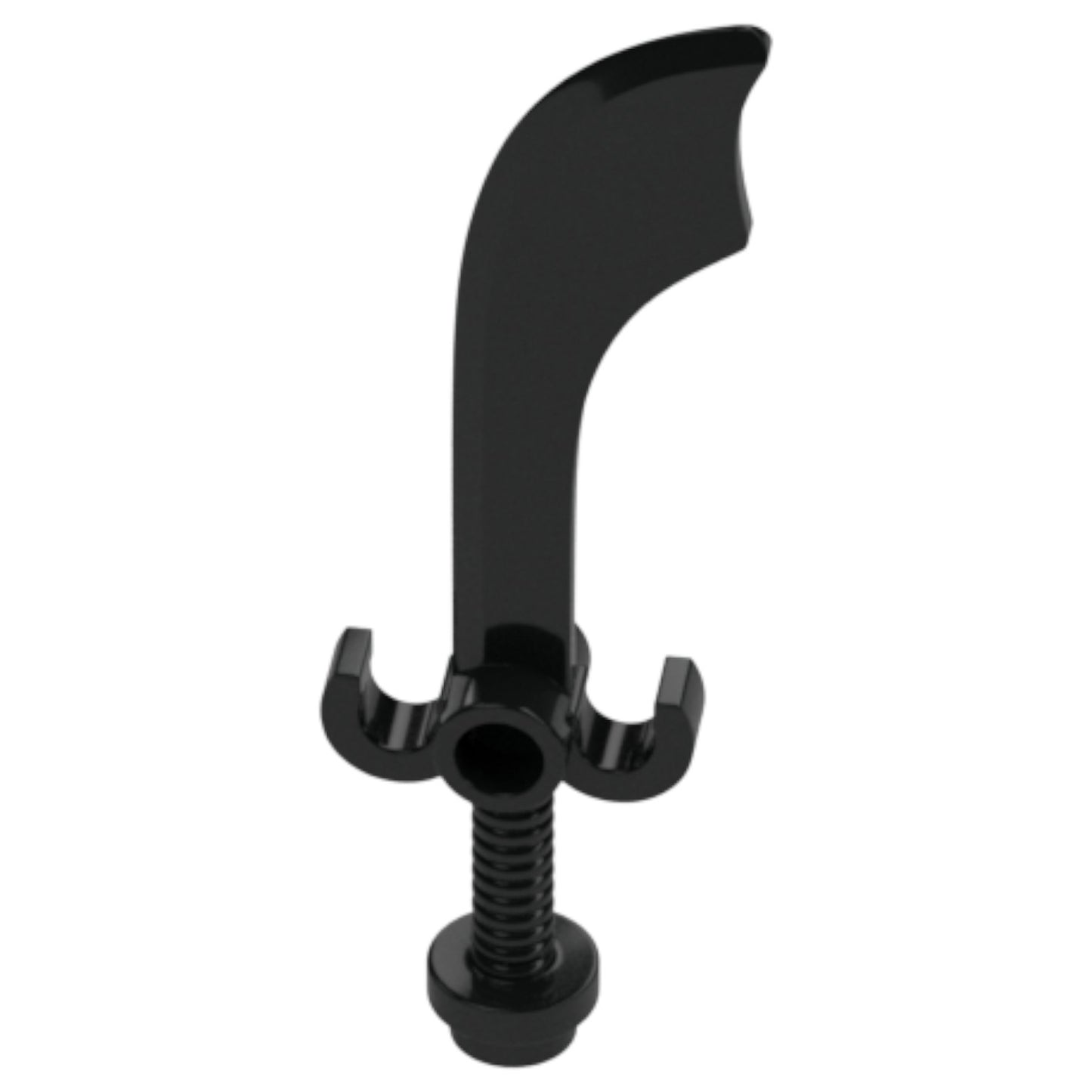 LEGO Zubehör Waffe Schwert Krummsäbel - Schwarz - 43887