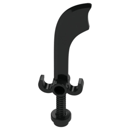 LEGO Zubehör Waffe Schwert Krummsäbel - Schwarz - 43887