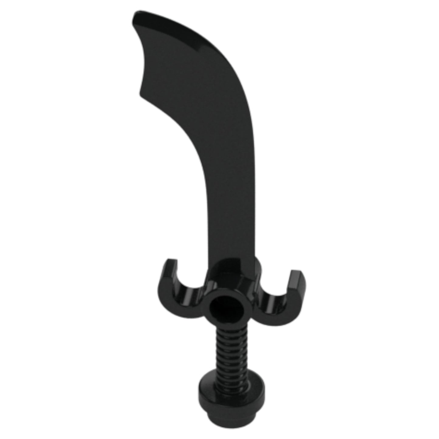 LEGO Zubehör Waffe Schwert Krummsäbel - Schwarz - 43887
