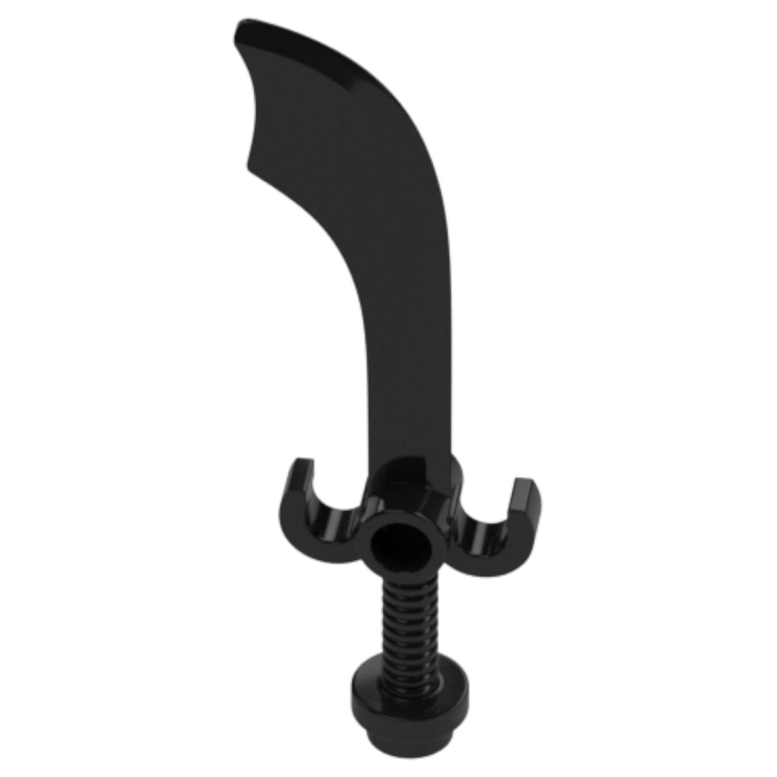 LEGO Zubehör Waffe Schwert Krummsäbel - Schwarz - 43887