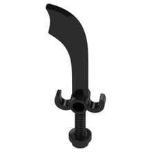 LEGO Zubehör Waffe Schwert Krummsäbel - Schwarz - 43887
