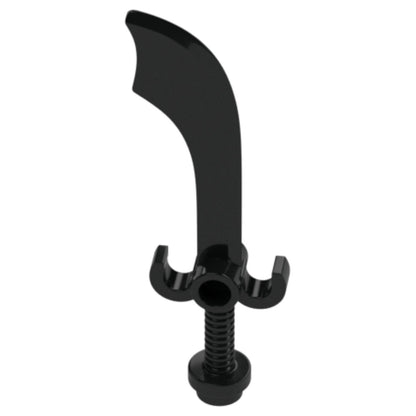 LEGO Zubehör Waffe Schwert Krummsäbel - Schwarz - 43887