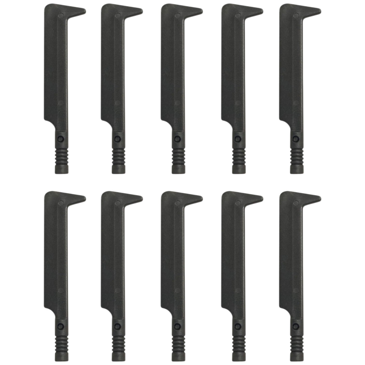 LEGO Zubehör Waffe Schwert Uruk-hai 10 Stk. - Schwarz - 10050