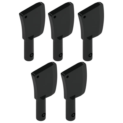 LEGO Zubehör Waffe Spaltbeil 5 Stk. - Schwarz - 79811