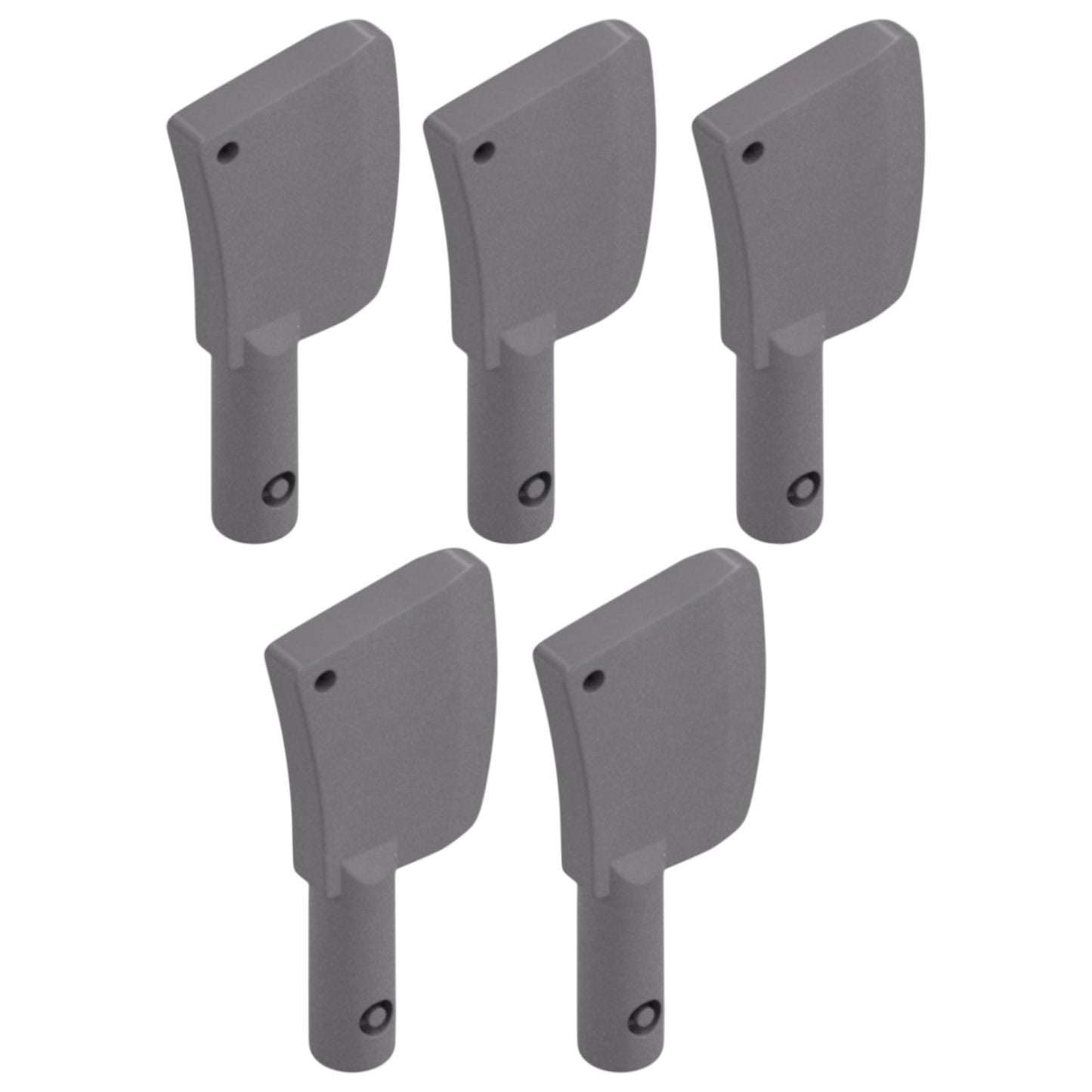 LEGO Zubehör Waffe Spaltbeil 5 Stk. - Silber Metallic - 79811