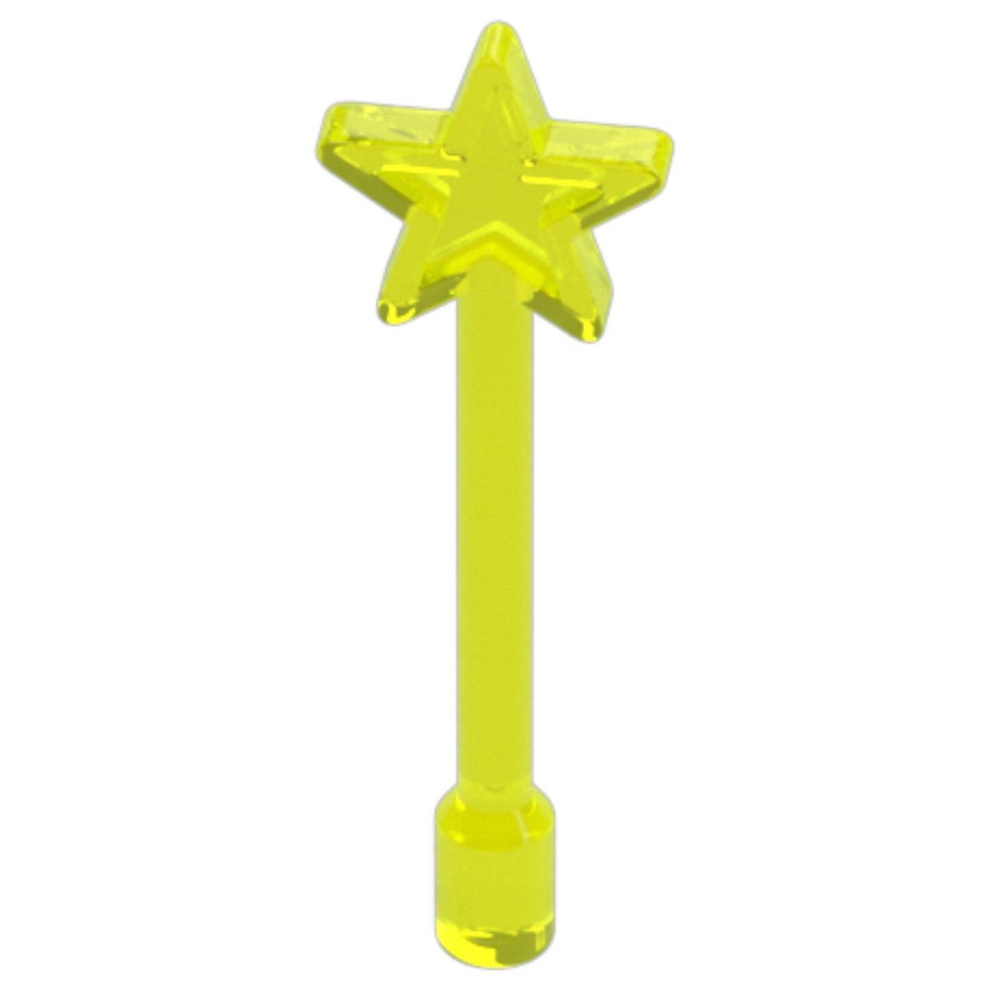 LEGO Zubehör Waffe Zauberstab 10 Stk. - Neon Gelb - 28681