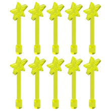 LEGO Zubehör Waffe Zauberstab 10 Stk. - Neon Gelb - 28681