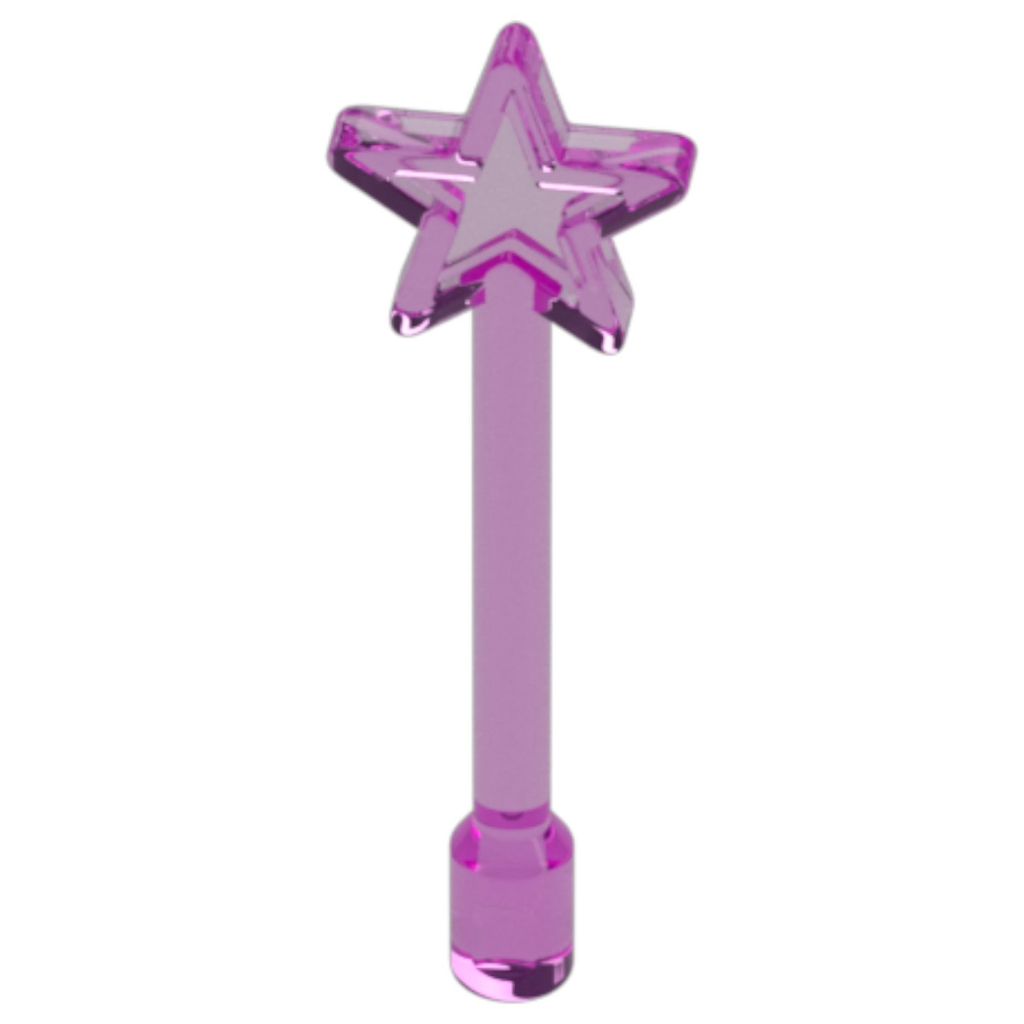 LEGO Zubehör Waffe Zauberstab 10 Stk. - Neon Pink - 28681